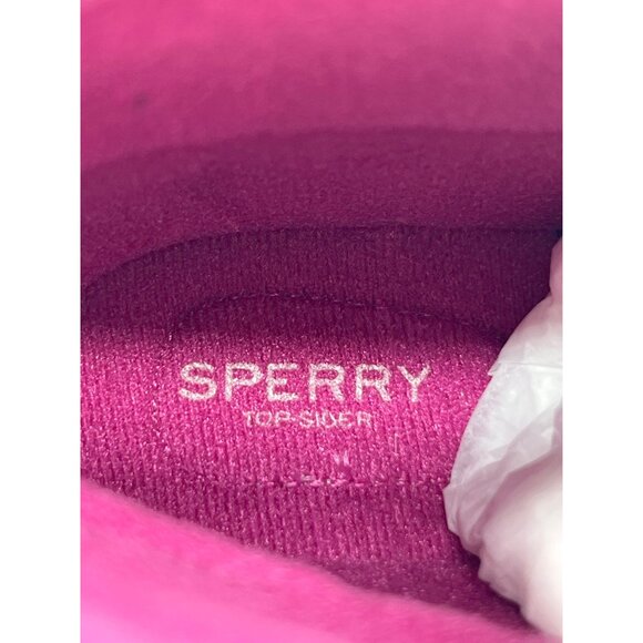 Sperry Kids Size 13 Duck Boots Gray & Pink Faux Fur Lined Waterproof Winter - Picture 2 of 9